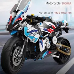 magicwand LEGO Compatible DIY Motorcycle Blocks image 3