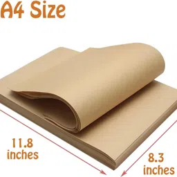 artistery Craft Paper Sheets Thick 170 GSM Brown Kraft Sheets 20 Pack Parchment Craft Kit image 2