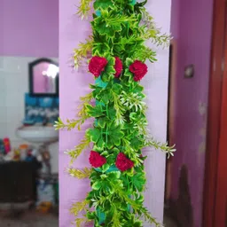 kingstyle impex Artificial Flowers Home Decoration Vine & Creepers Plant Wall Hanging Chain E458 Multicolor Rose Artificial Flower-picture-17