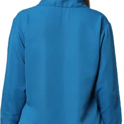 funday fashion Women Regular Fit Solid Spread Collar Casual Shirt image 2