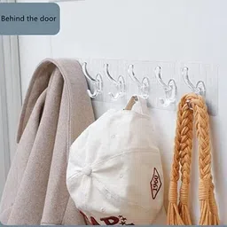 iiko Self Adhesive Wall Hook - No Drilling for Bathroom, Shower, Kitchen Hooks Hook Rail 6 image 3