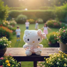 maniram soft toys Hello Kitty stuffed doll - 30 cm image 4