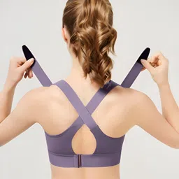 wonder queen Women Sports Lightly Padded Bra-picture-17