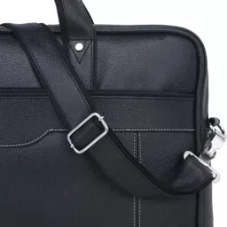 jairaj Men & Women Black Messenger Bag image 3