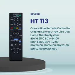 RESORB HT 113 SONY RM ADP090 Compatible Remote Control for Original Sony Blu-ray Disc DVD Home Theatre System Remote Controller image 2