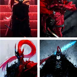 Quill Crafter Solo Leveling Igris Poster Set of 4 – A4 Size, 275 GSM Matte Wall Art Fine Art Print-image-6