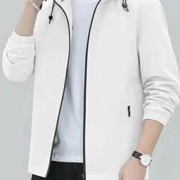garimaknitwear Men Solid Casual Jacket image 3