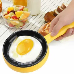 spella Electric Non stick Frying Pan with Steam Egg Boiler-39 Non-Stick Egg_FryPan Boiled Eggs_Steaming Boiling Roasting-39 Egg Cooker image 3