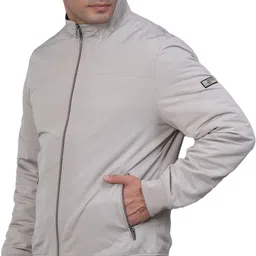 red tape Men Solid Bomber Jacket image 2