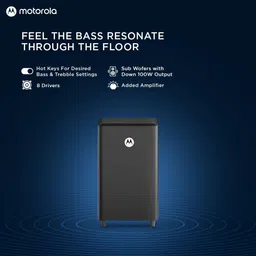 MOTOROLA AmphisoundX Dolby Atmos with Wireless Satellites 600 W Bluetooth Soundbar image 4