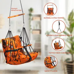 sprointal Baby Swing Chair for Kids baby jula 1-5Years Old Baby with SafetyBelt Kids Swing Swings image 3