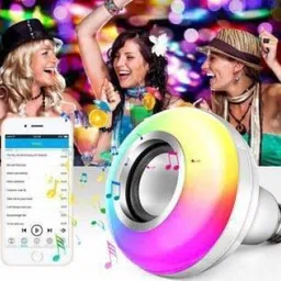 Sawariya Sarkar Enterprises Multicolor LED Bluetooth speaker bulb Smart Bulb image 2
