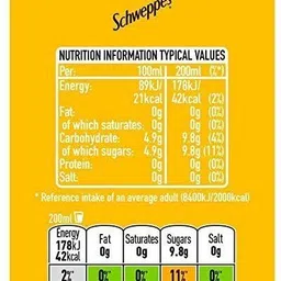 schweppes Pleasant Smooth And Refreshing Drink With A Taste Of Bitterness Energy Drink image 3
