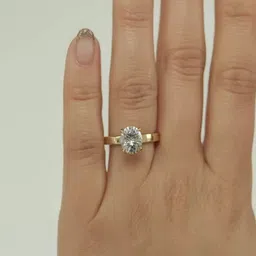 siddheshwar Sterling Silver Diamond Sterling Silver Plated Ring image 2