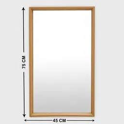 livince Classic Pine Wood Mirror Bathroom Mirror image 3