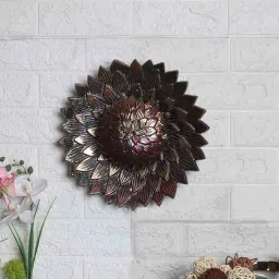 eliante by jainsons lights Daffodil Gold Iron Flush Mount Wall Light image 2