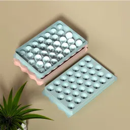 offyx 33 ice ball making in single ice making ice ball tray Blue Blue Plastic Ice Ball Tray-picture-28