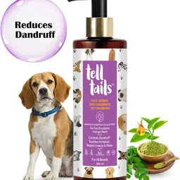tell tails Anti-Dandruff | Repels Ticks & Fleas | Antimicrobial Anti-Bacterial tea tree, eucalyptus Dog Shampoo-picture-24
