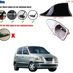 xzrtz Shark Fin Antenna AM FM Signal Roof Aerial Adhesive Fit – Black J1 Satellite Vehicle Antenna-picture-19