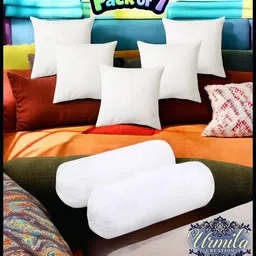 urmila creation Microfibre Bolster Pack of 7 Stripes 2 Bolester 5 Cushion-picture-29