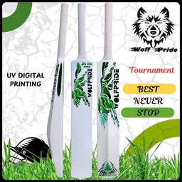 Zone Grreen/W tennis ball white pvc/plastic double blade cricket bat No. 8BG388 PVC/Plastic Cricket Bat For 15+ Yrs-image-79