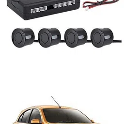 prtek CAR PARKING SENSORS ASSISTANT FOR Micra Car Reverse Parking Sensors Assistant BLACK_184 Parking Sensor-picture-24