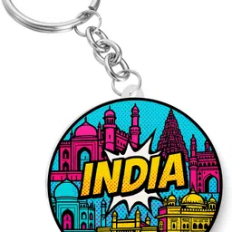 India I India Pop Art I Key Chain-image-89
