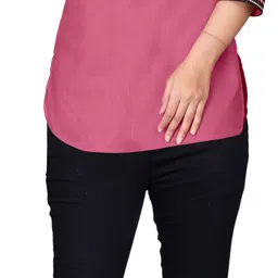 mahadevsquare Pack of 2 Women Embroidered Cotton Blend A-line Kurta image 2