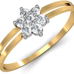 avsar Rohini 18kt Diamond Yellow Gold ring-image-1