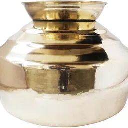 mahita collections Matka 1.64Kg Brass Kalash-picture-12