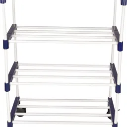 novatic Bookcase 4-Tier Books Storage Organizer Open Display for Home, Office, Library Metal Open Book Shelf image 2