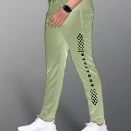 eystone Pack of 2 Men Printed Dark Blue, Light Green Track Pants image 2