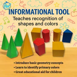 harfi works Educational Math & Physics Teaching Aids large size 12-Piece 3D Geometry Model image 4
