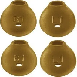 Newvent Qweezer 8 Pcs (4 Pair) gold earbuds cover for level u e... In The Ear Headphone Cushion-image-62
