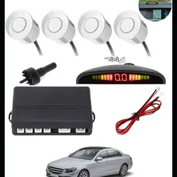 3a featuretail Universal 4 White Reverse Parking Sensor-AP25B41 Universal 4 White Reverse Parking Sensor-AP25B41 Parking Sensor image 1