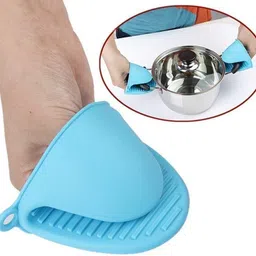 smartslide Rice Pot Drainer With 2 Silicone Rubber Hot Pot Holder Strainer image 5