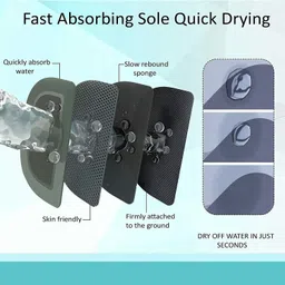 case plus Rubber, Silicone Bathroom Mat image 4