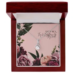 rakva Rhodium Zircon Silver Pendant Set image 4