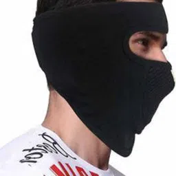 aadikart Pink Arm sleeve and Black Full face cover for men and women Size : Free Combo image 2