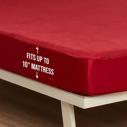 bedextrafit King Size Fitted Terry Cotton Waterproof, Breathable, Stretchable Mattress Cover image 2