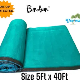 onlinch Shade Net 5x40 feet green net 50% UV Block Multipurpose for Garden/Balcony Portable Green House image 1