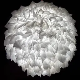 Designers Collection Paper Lanterns White Paper Hanging Lantern image 2