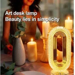 Shifozaa Atmosphere Crystal Night lamp 3 lights modes crystal table lamp pack of 01 Table Lamp image 4