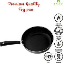 kashvi Best Kitchen Cookware Gift Tadka Pan 22 cm diameter 1 L capacity image 2