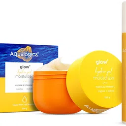 aqualogica Hydra Glow Duo - Glow+ Dewy Sunscreen (50g) & Glow+ Hydra Gel Moisturizer (200g)-picture-25