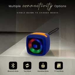 VOIZO Bluetooth Speaker | Portable, Stereo Sound, USB/SD Card & AUX Input 5 W Bluetooth Home Audio Speaker image 5