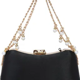 d'vine luxe Party Gold, Black Clutch image 5