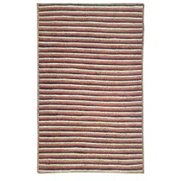 mric Multicolor Striped Jute 3 ft x 5 ft Hand Woven Carpet image 2