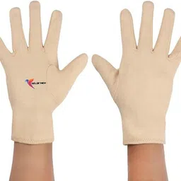 goldfinch Cotton Cricket Multipurpose Hand Protect Re-usable Batting Inner Gloves Set of 3 Wicket Keeping Gloves image 2