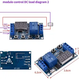 techsupreme Timer Relay Timer Switch Trigger Delay Cycle Adjustable Auto Swing Motor Motor Control Electronic Hobby Kit image 2
